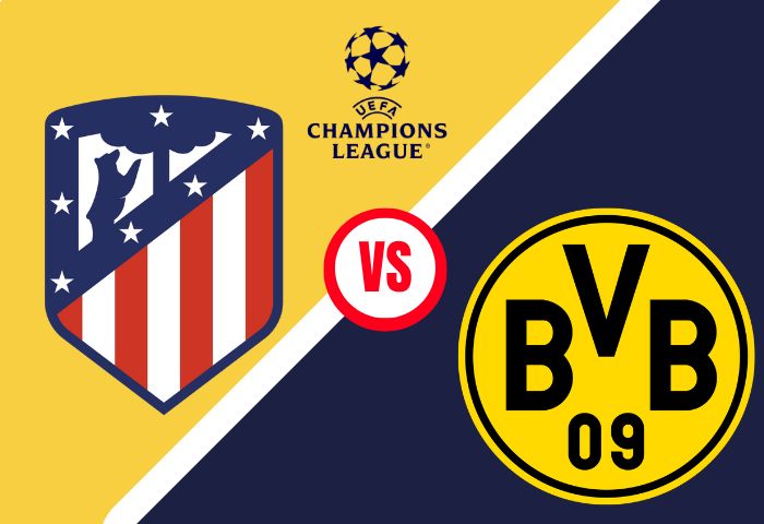 Atlético Madrid vs Dortmund on US & UK TV