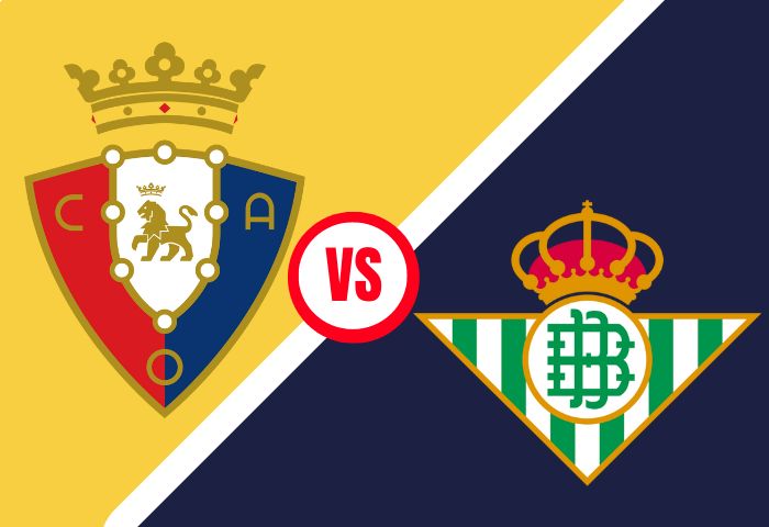 Osasuna vs Real Betis on us and uk tv