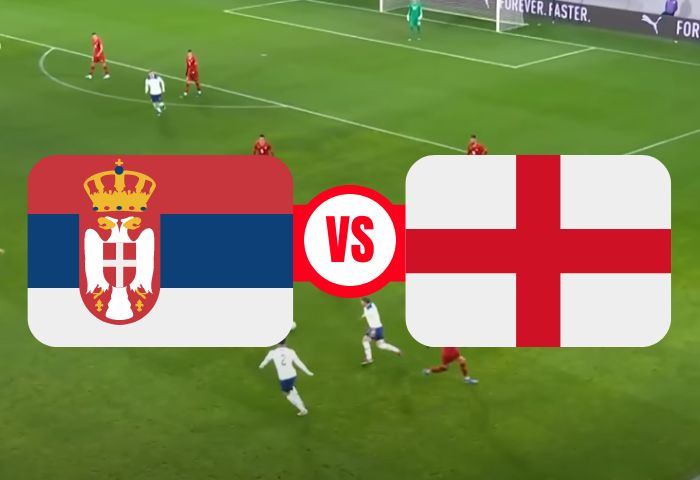 Serbia vs England on US & UK TV